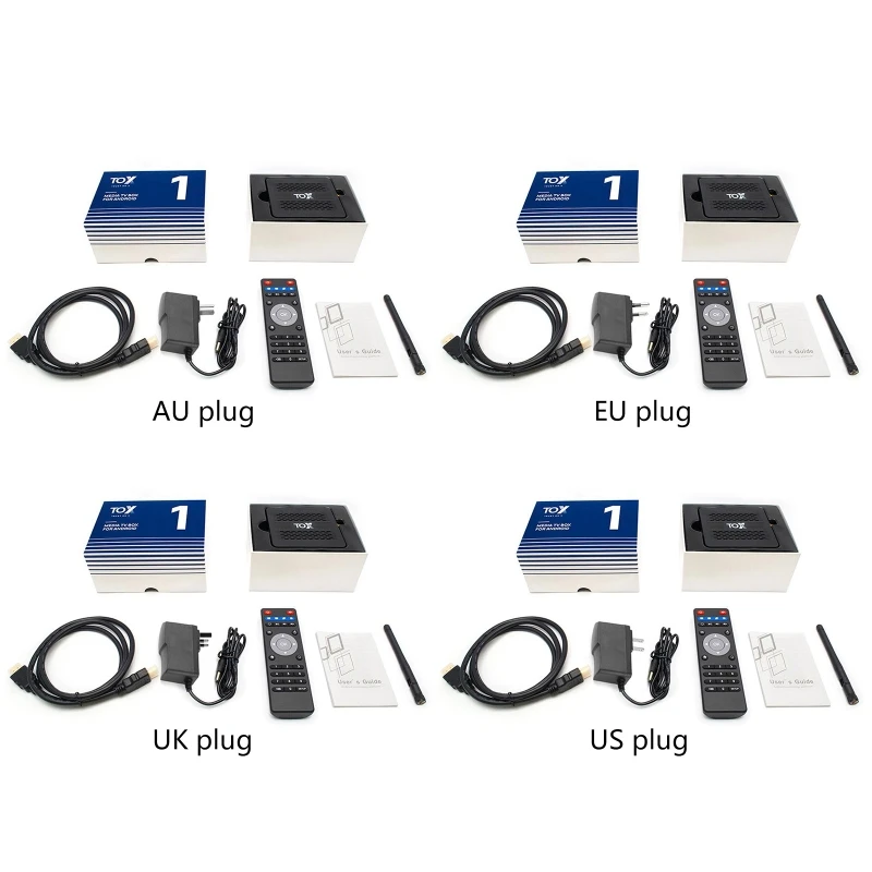 

2020 New TOX1 Android- 9.0 4GB RAM- 32GB ROM WiFi Bluetooth Smart TV 4k HD- Set-Top Box Quad-Core Media Player 1000M LAN USB 3.0