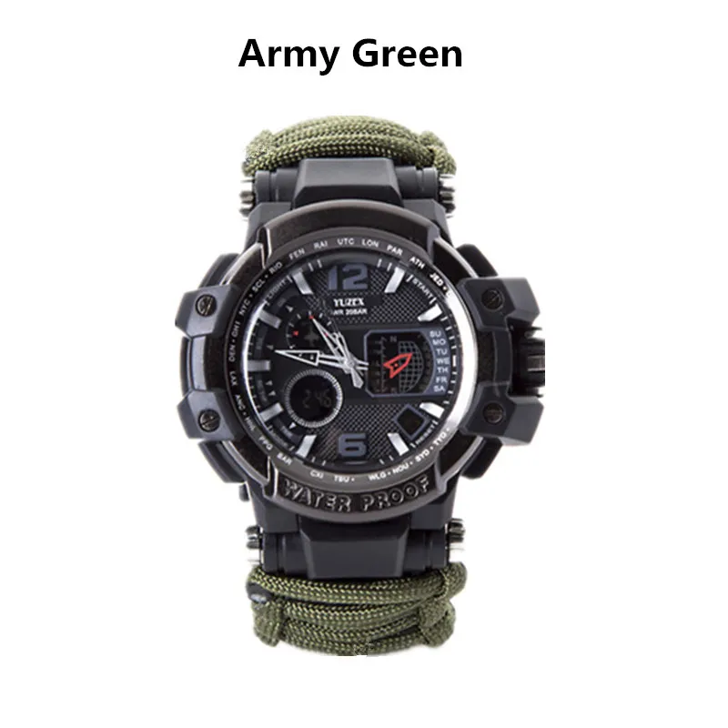 

Men's Sports Watch Multi-function Waterproof Electronic Digital Watch Camping Hiking Emergency Equipment Gift Smart Watch Men