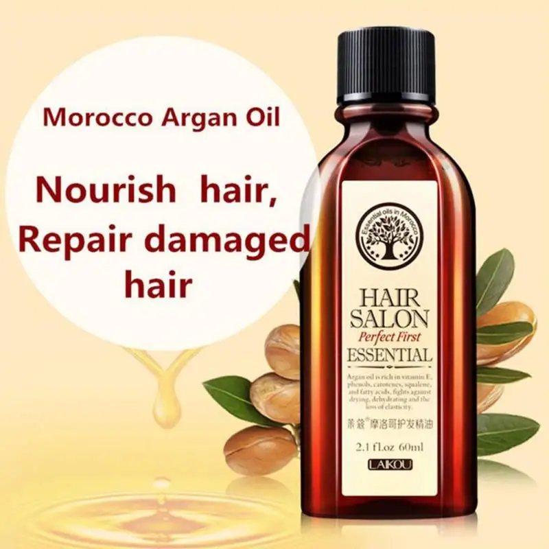 Pure Moroccan Argan Oil Care Hair & Scalp Treatment Moisturizing Hair Easily Absorbed Oils Increase the Gloss Repair Hair