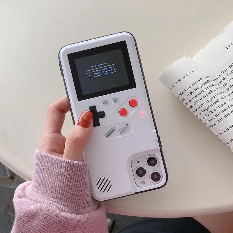 Полноцветный дисплей 36 игровых планшетов для iP hone 11 Pro Max 6 7 8 Plus SE 2020 Gameboy Coque Для iPh
