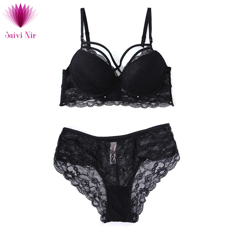 

Girls Underwear Gathered Sexy Lace Bra Summer French Bra Set Ultra Thin Bra and Panty Set Lingerie Set Lingerie Plus Size