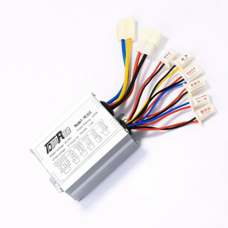 Набор Скорость контроллер двигателя дроссельная заслонка 36V 350W ключ зажигания велосипед Скутер