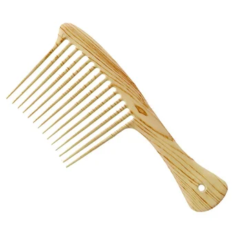 

1pc Large Wide Tooth Comb Hair Detangling Hairdressing Rake Comb Suitable For Salon Home Use