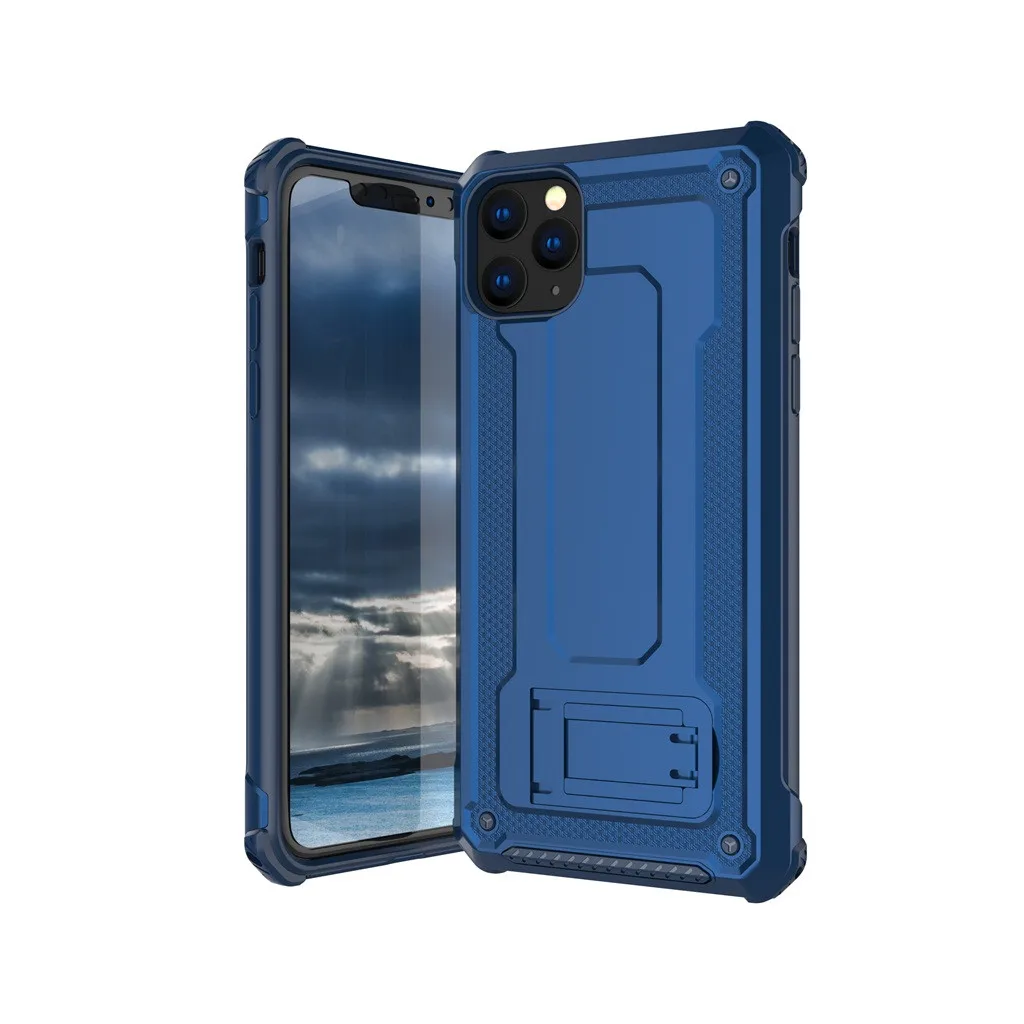 Mosunx для iPhone 11Pro Max, 6,5 дюймов, чехол, полный корпус, прочный чехол s, ударопрочный, прямая подставка для iPhone 11, 6,1 дюймов, iPhone 11Pro 5,8