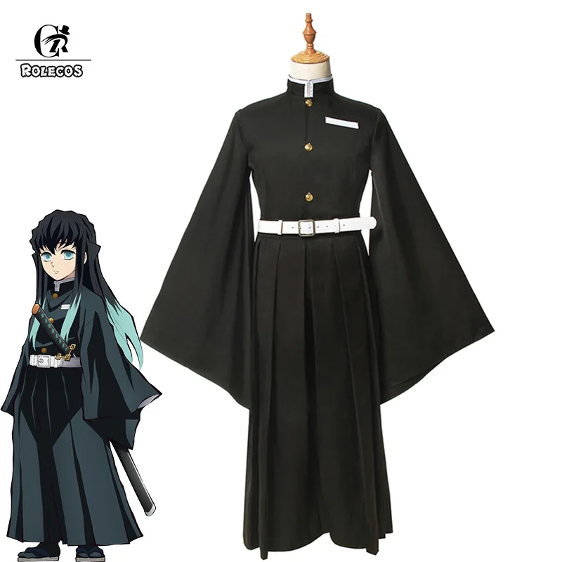 Костюм для косплея ролекоса из аниме рассекающий демонов черный костюм тоkitou