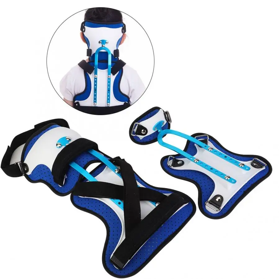 Children Posture Corrector Kid Neck Head Correction Brace Cervical Fixation Support Protector Pad Pain Relief Support 2