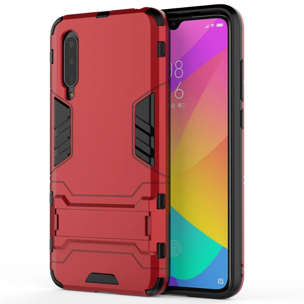 Защитный чехол для Xiao mi cc9 mi cc9e mi 9 mi 9se чехол s для Xiao mi 8 mi 8se mi 6x 5S чехол-подставка - Цвет: red