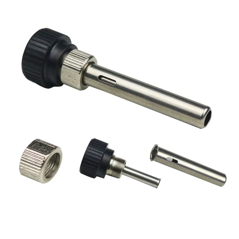

1set Socket+nut+electric wood head,Soldering Station Iron Handle Accessories for 936 Iron head cannula Iron tip bushing