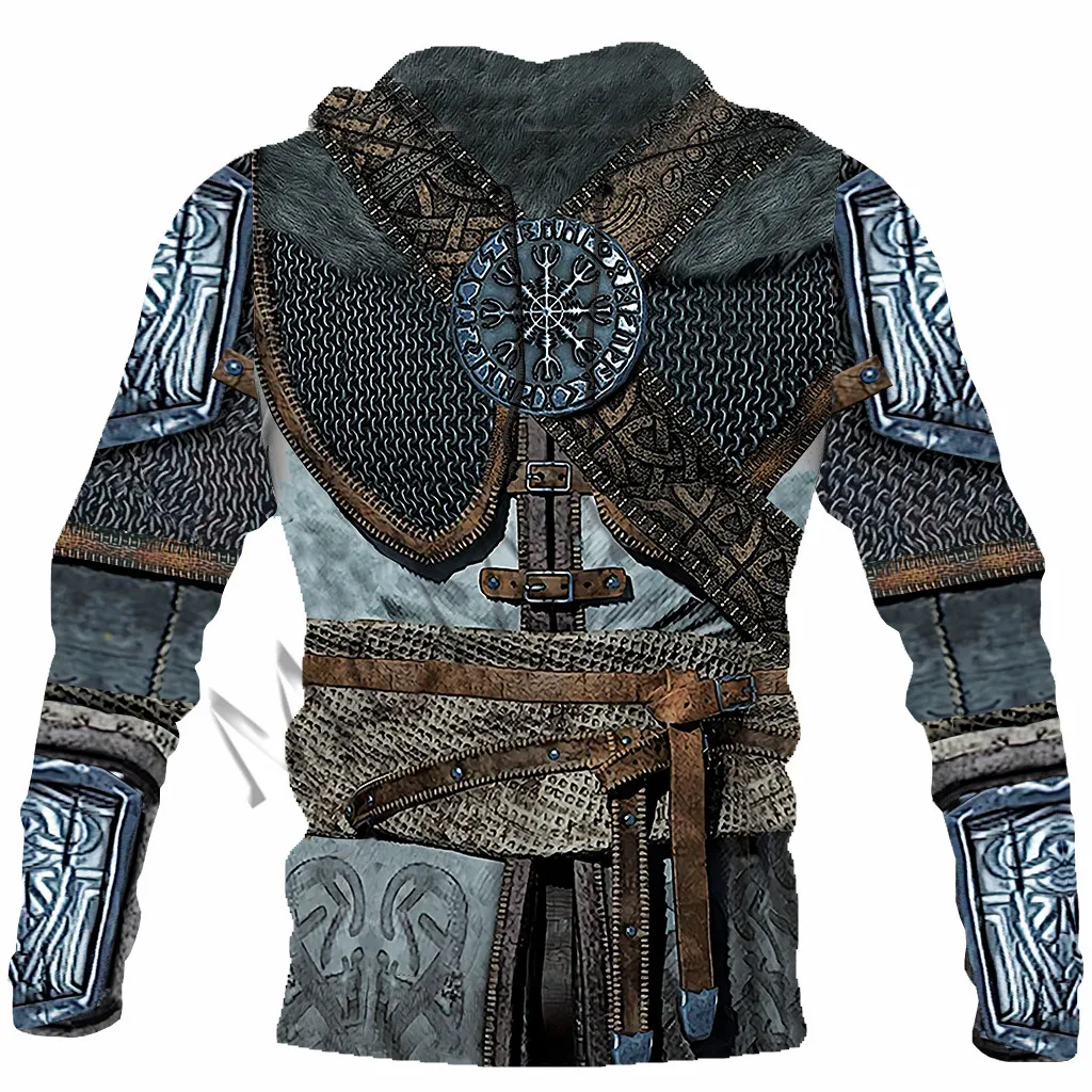 

Vikings Armor Helm Of Awe Men/Women Harajuku Sweatshits Hoodies 3D Print Leisure Streetwear / Sportswear /Jackets / Outwear Tops