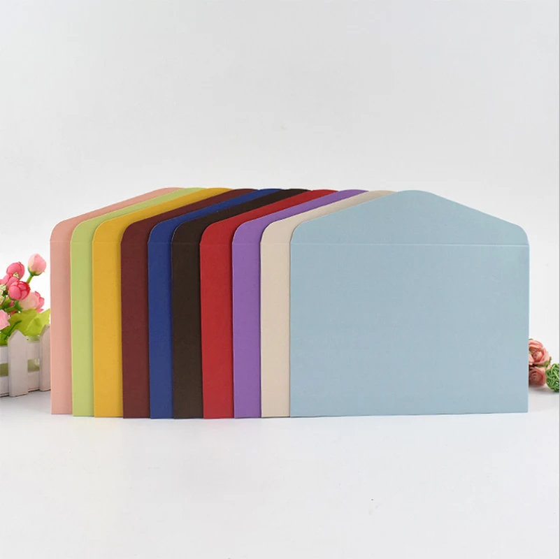 50 штук 23 × 16 см 250 г#7 перламутровые бумажные конверты красочные свадебные конверты вечерние приглашения высокое качество - Цвет: mixed colors