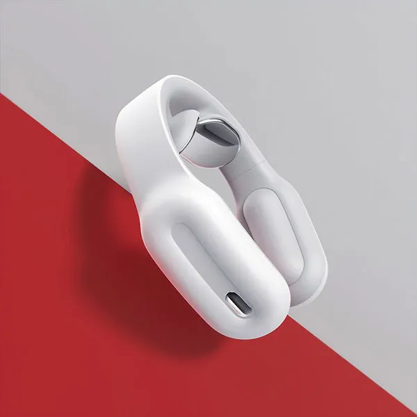 Xiaomi Многофункциональный шейный Массажер Физиотерапия шейный позвонки дистанционное управление Умный массажер для шеи защита шеи - Цвет: Белый