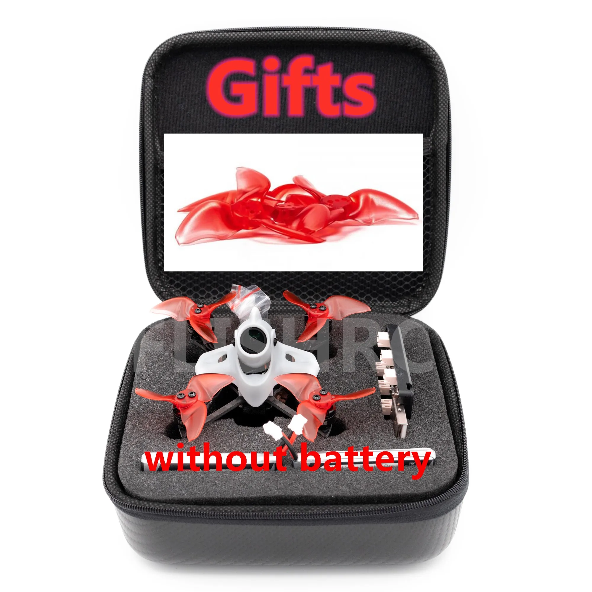 

Emax Tinyhawk II Race PNF FPV Racing Drone F4 5A 7500KV RunCam Nano2 700TVL 37CH 25/100/200mW VTX 2S with Gift (without battery)