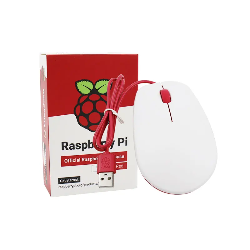 Raspberry Pi официальная мышь Raspberry Pi Мышь Поддерживает 4 поколения 4B/3B+/3B без клавиатуры