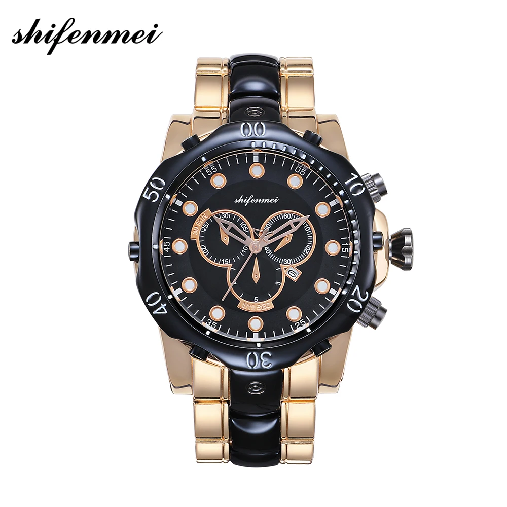 

SHIFENMEI Fashion Quartz Watch Men's Watches Top Brand Luxury Business Watch Men Male Waterproof Male Clock Relogio Masculino
