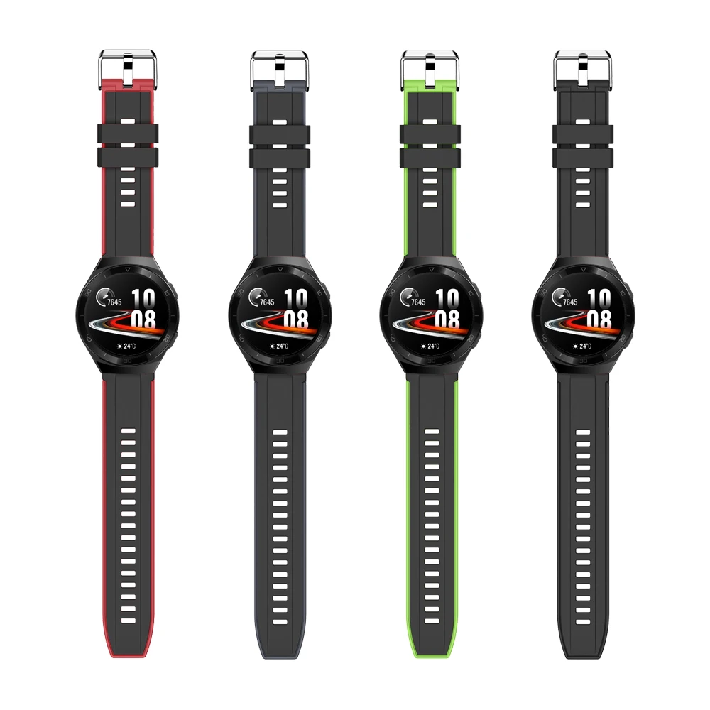 Per Huawei Watch Gt 22Mm Cinturino Da Polso In Silicone Cinturino 2E Cinturino Per Huawei Gt 2 46Mm E Honor Magicwatch 2 Cinturini Da 46Mm