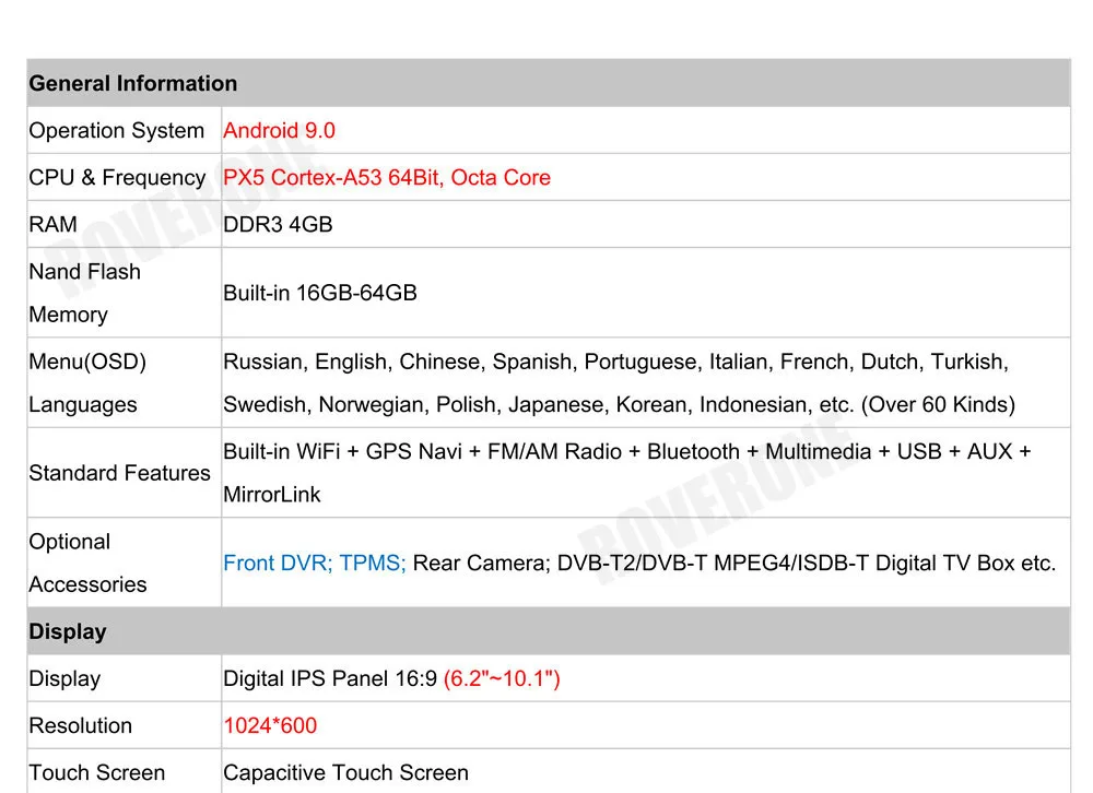 Discount RoverOne Car Radio DVD GPS For Kia Rio K3 2015 2016 Android 9.0 Octa Core Touchscreen Multimedia Player HeadUnit Bluetooth 30