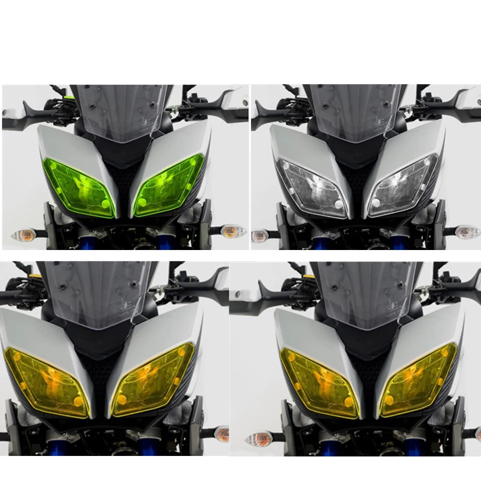 

New motorcycle safety acrylic front lamp cover protection accessories suitable for YAMAHA MT 09 MT09 MT-09 TRACER 2016 2017 2018
