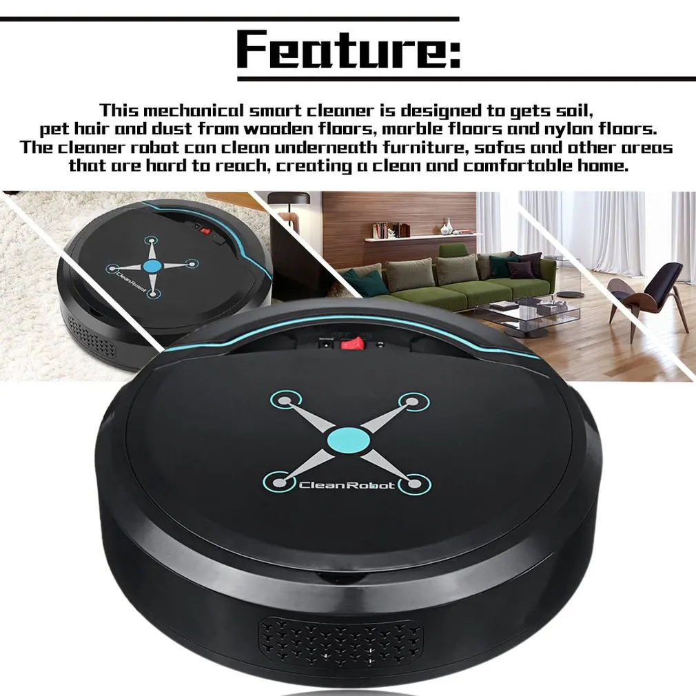 Intelligent Automatic Sweeping Robot Household Rechargeable Automatic Smart Robot Vacuum Cleaner Automatic Sweeping Machine best steam cleaner