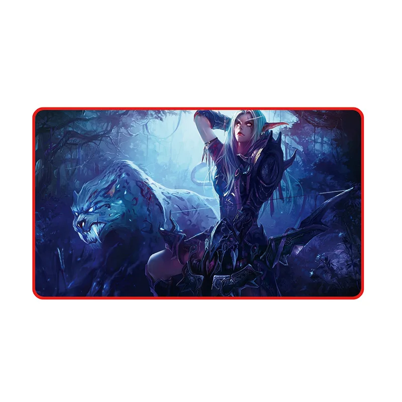 World of Warcraft игровой коврик для мыши RGB геймер большой коврик для мыши светодиодный Подсветка USB клавиатура красочные настольные мыши коврик для ноутбука Настольный - Цвет: 600x350mm