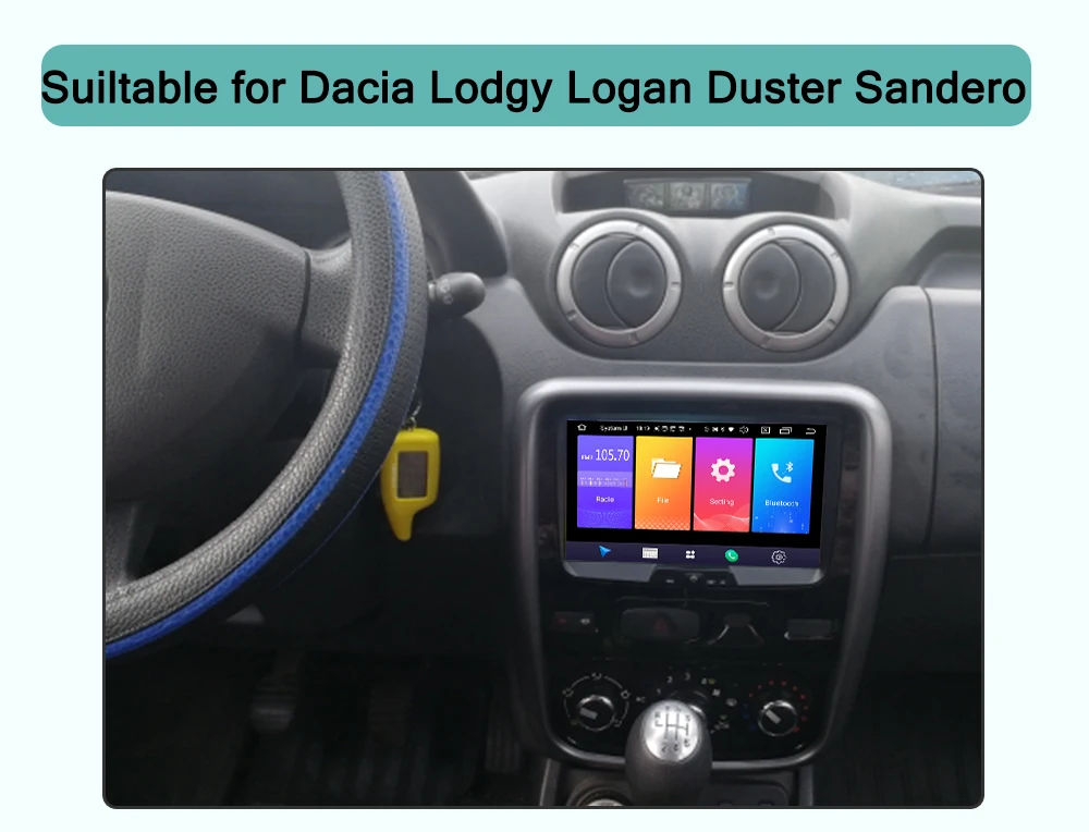 AUTOTOP 1 Din Duster Android 9,0 Автомобильная магнитола для Renault Dacia Lodgy Logan, Duster Sandero мультимедийный плеер DVD gps Navi