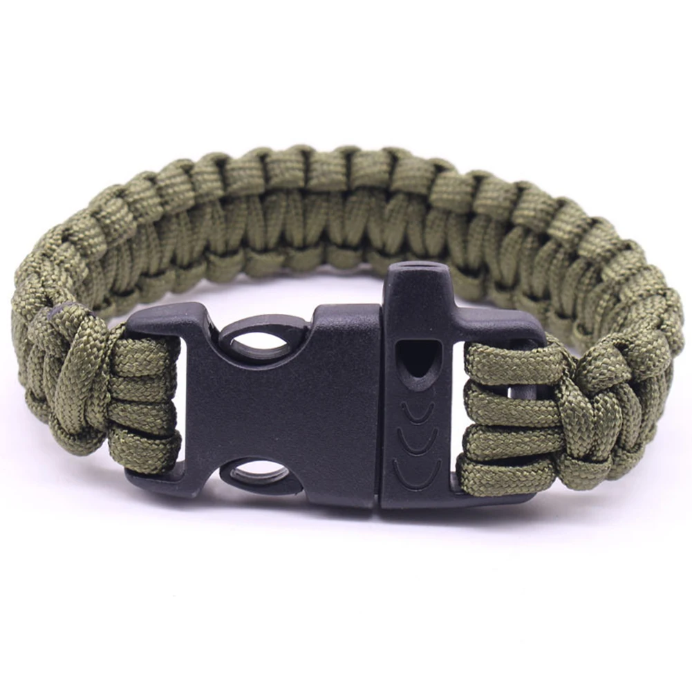 Emergency Rescue Bracelet With Whistle Paracord Survival Bracelet