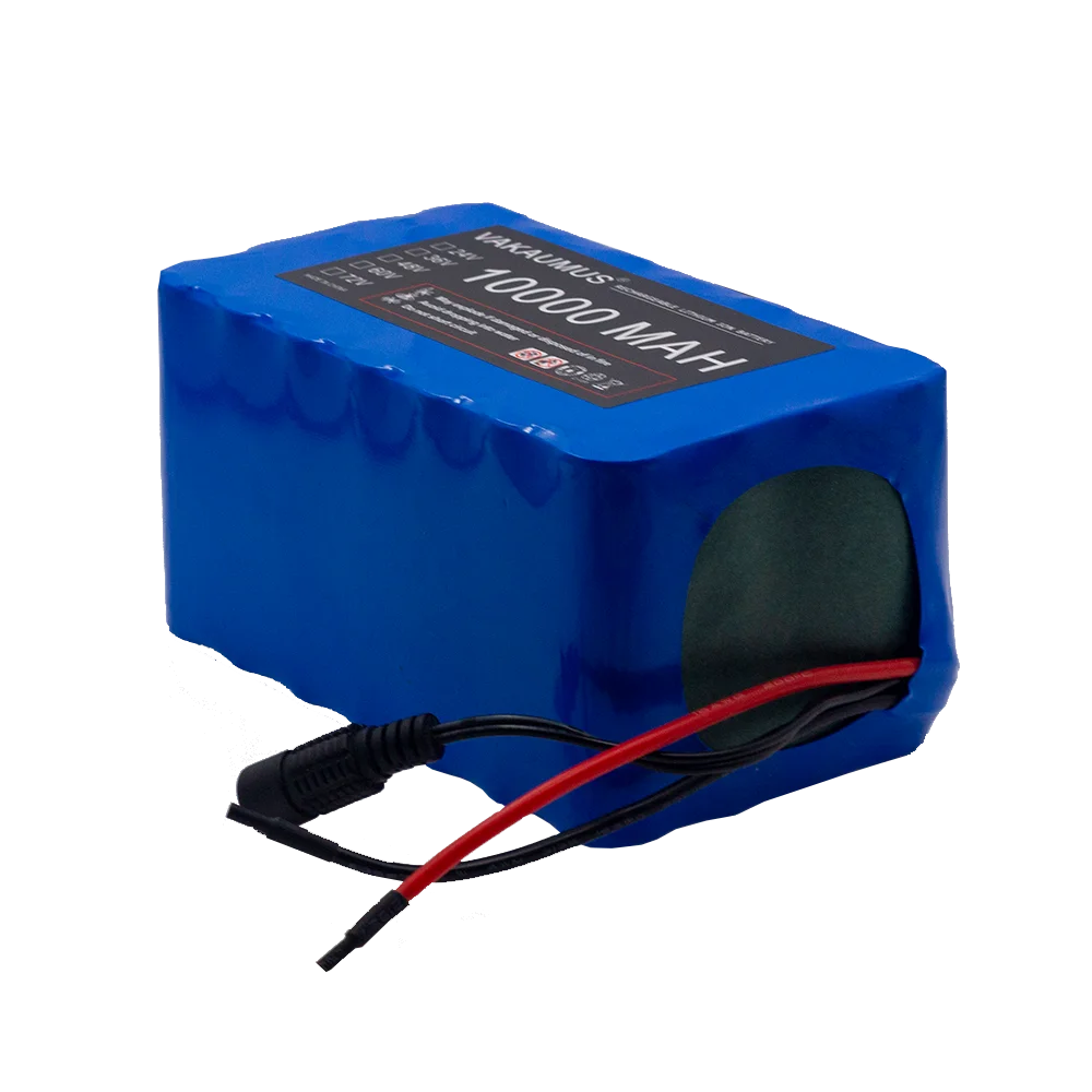 6S3P 24V 10AH Battery Pack 25.2V 10000MAH BMS Electric Bicycle Toy Car 18650 Lithium Ion Battery Pack + Charger Strong Power
