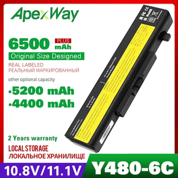 

ApexWay 11.1v Laptop Battery For Lenovo L11O6Y01 Y480 Y480A Y480P Y580 L11S6F01 L11L6F01 L11P6R01 L11S6Y01 G480 G485 G580