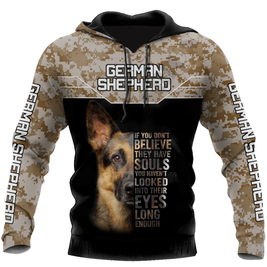 

PLstar Cosmos 3Dprinted Newest German Shepherd Love Dog Camo Harajuku Streetwear Unique Unisex Casual Hoodies/Sweatshirt/Zip Q-2