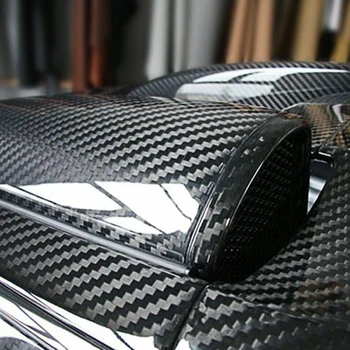 

Glossy Car Sticker Stretchable Auto Black Vinyl Heat-resistant Replacement