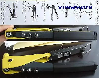 

DHL/EMS 5*1PCS Hand Rivet Tool for with wrench Riveter Gun Set Blind Kit Gutter Repair -A7