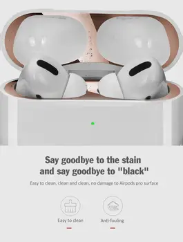 

Dust Guard Earphone Sticker For AirPods Pro Case Cover Sticker Iron Protective Sticker Skin Protector Case Accessories TSLM1