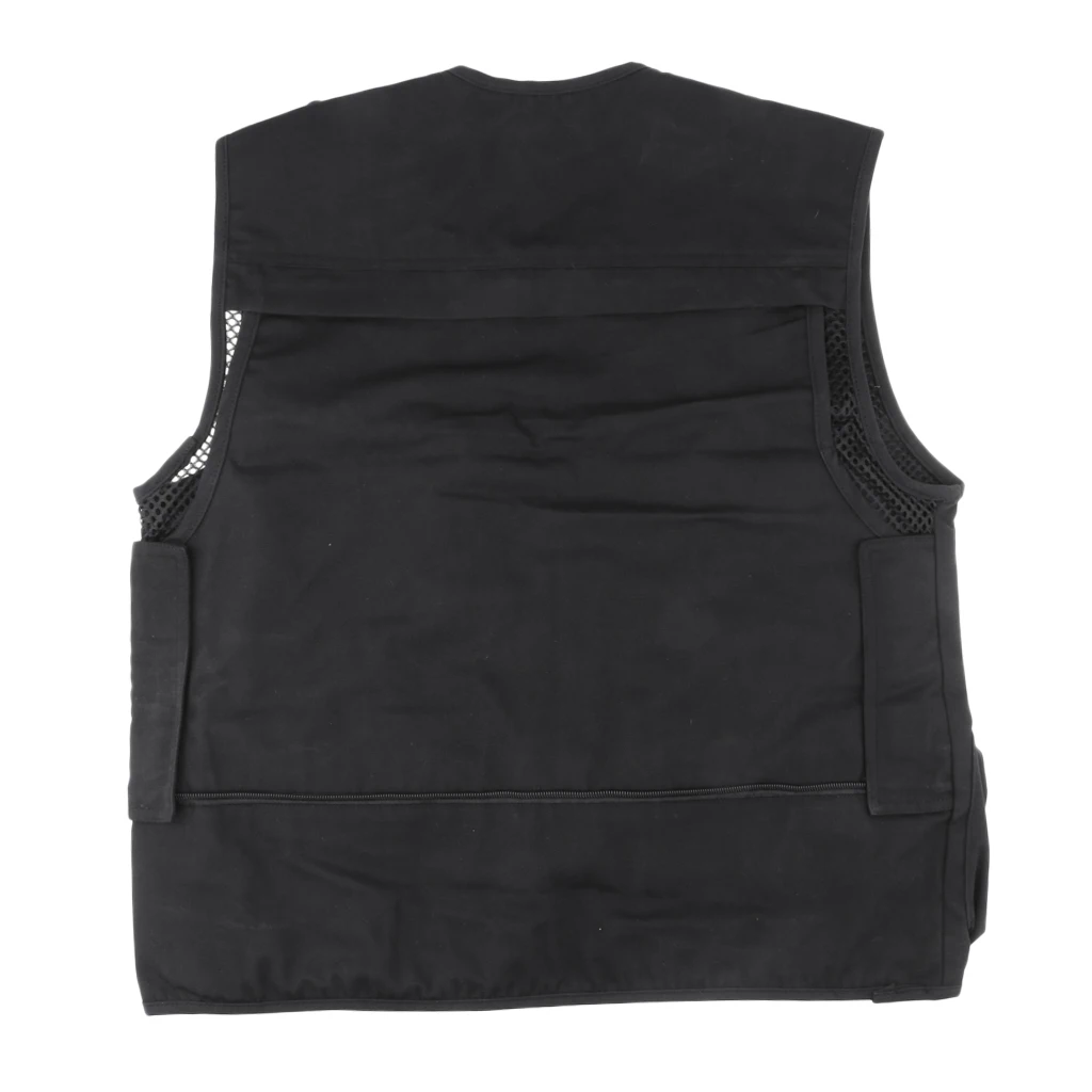 Mesh Fly Fishing Vest Hunting Jacket Outdoor Vest Multi Pocket Waistcoat Work Utility Vest Perfect for hiking, photography 