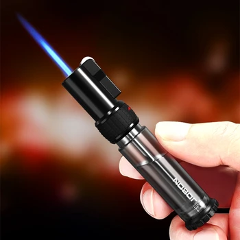 

2020 New Jobon Jet Flint Lighter Windproof Gas Torch Lighter Inflated Butane Metal Grinding Wheel Lighter Christmas Gift Men