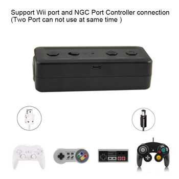 

Retro Joystick Converter to Wireless Controller Game Accessories for NS PC For Nintend Switch Fit for NGC/WiiU/NES Gamepad