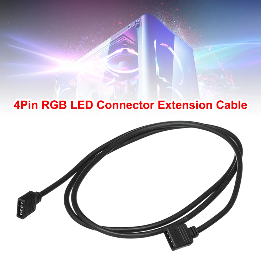 4pin Rgb Led Extension Cable Rgb 5050 2835 Led Strip Lighting Connector