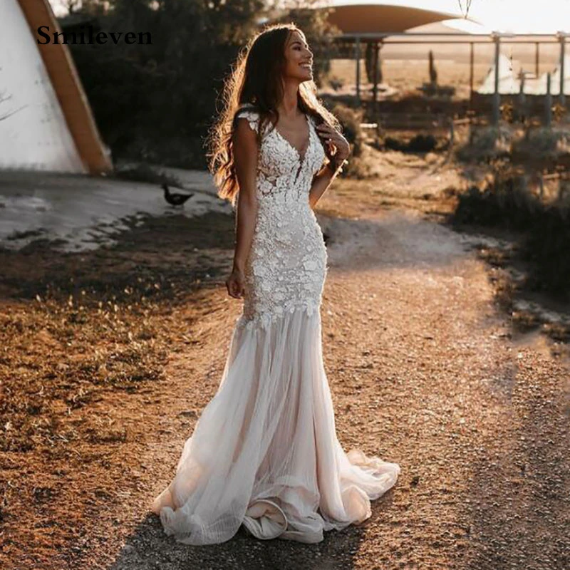 bohemian deep v dress