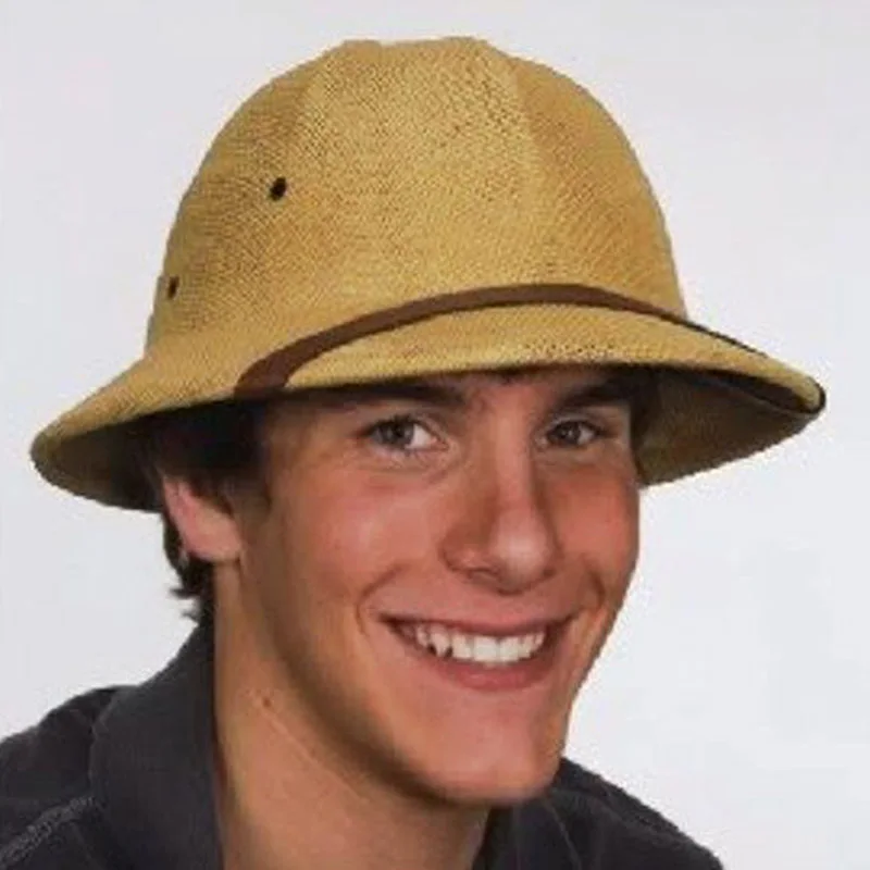 Sun Hat Unisex Inggris Jerami Helm 
