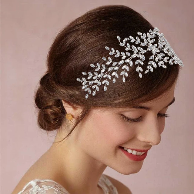 Hadiyana Fashion Bride Crown Wedding Tiaras With Zircon Women Hair Accessories Jewelry Headpiece Soft Luxury Barrettes BC4702 1