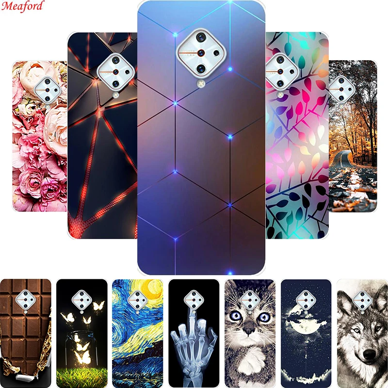 Популярный ЧЕХОЛ ДЛЯ Vivo S1 Pro V17 чехол 6 38 дюйма S1Pro мягкий для V 17 S 1 силиконовый