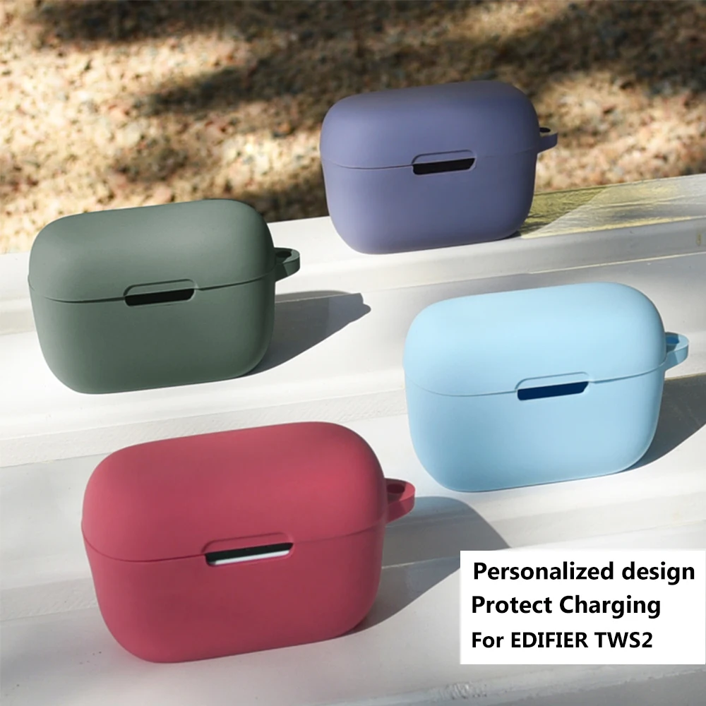 Cases For EDIFIER TWS2 Silicone Headphone Case Wireless Bluetooth