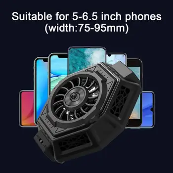 

Universal Mobile Phone Radiator Gaming Phone Cooler Adjustable Portable Fan Holder Heat Sink