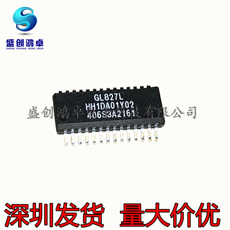 100% новый и оригинальный GL827L GL827 GL827L-HHG SSOP-28 в наличии (5 шт./лот) | Электроника