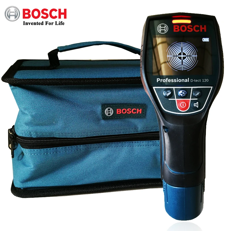 BOSCH escáner profesional D TECT 120, Detector Digital de Panel de suelo y Detector de tachuelas, Metal, madera, tubería de agua, cable eléctrico|Detectores de metal industriales| - AliExpress