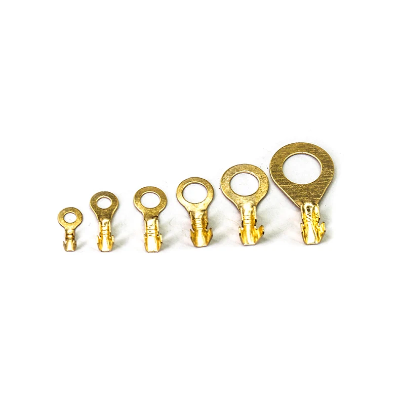 O-Type 2.5/3.2/4.2/5.2/6.2/8.2 CrimpTerminals Electric Sertir Car Speaker Male Terminal Cold Pressed Plating Lug