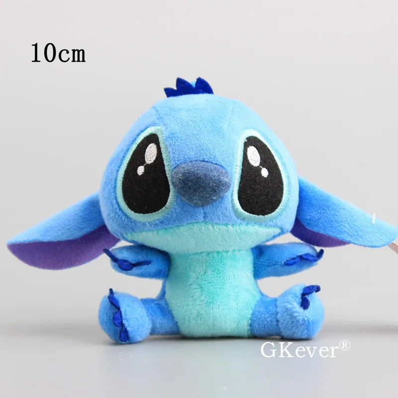 Stitch keychain B 18 Стич каваи Стич плюшевая кукла Игрушка Аниме Лило и Стич мягкая плюшевая Стич скрумп детские игрушки Рождественский подарок - Цвет: Stitch keychain B