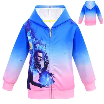 

Spring Autumn Boys Jacket Descendants Children Outerwear Mal Coat Hoodie Baby Kids Clothes For 3-10Y Fashion Evie Outerwear