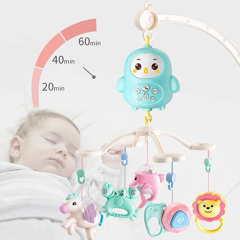 Baby Rattles Crib Mobiles Toy Holder Rotating Crib Mobile Bed Musical Box Projection 0-12 Months Newborn Infant Baby Boy Toys Baby Rattles Crib Mobiles Toy Holder Rotating Crib Mobile Bed Musical Box Projection 0-12 Months Newborn Infant Baby Boy Toys