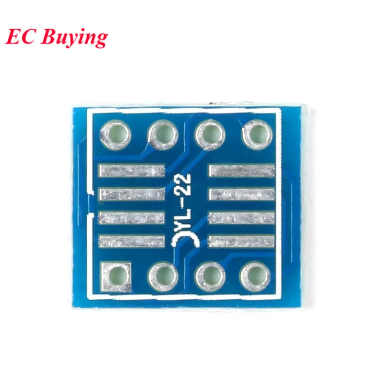 10 шт. SOP8 SO8 К DIP8 адаптер Pcb плата преобразователя DIP адаптера пластина MSOP8 SOIC8 TSSOP8 SSOP8