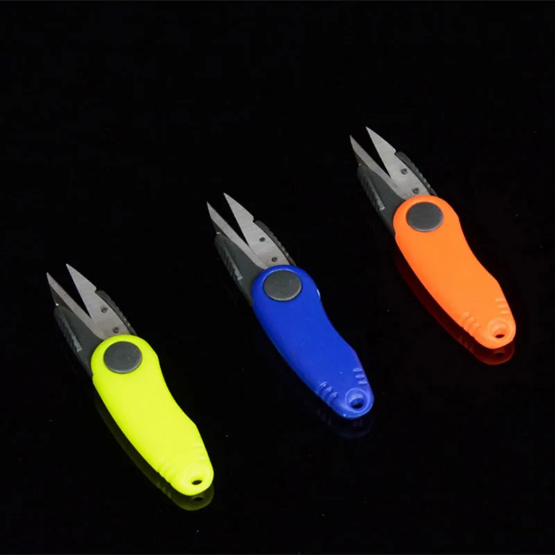 Ножницы из нержавеющей стали в форме креветки для рыбной ловли, аксессуары, складные лески, ножницы для рыбной ловли B379