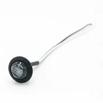 

Truck Turn Signal Lights Side Marker Round Lamp Auto White 80LM Built-in